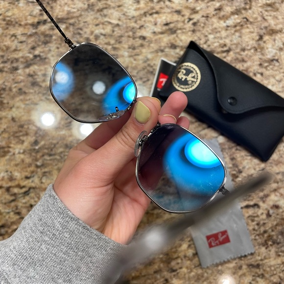 rayban hexagonal flat lenses - gunmetal - Picture 5 of 9